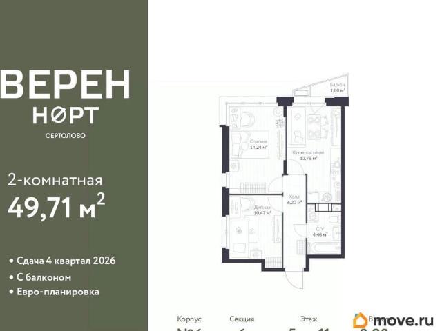 Квартира продажа в Сертолово-1, Сертолово