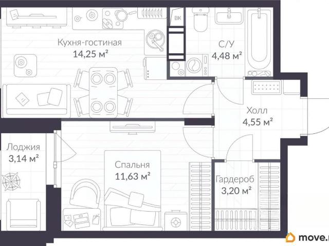 Квартира продажа в Сертолово-1, Сертолово