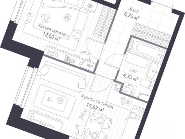 Квартира продажа в Сертолово-1, Сертолово