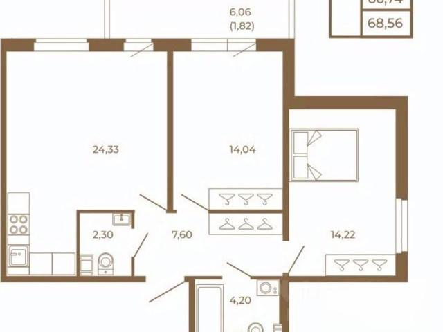 Квартира продажа в Сертолово, Ленинградская область