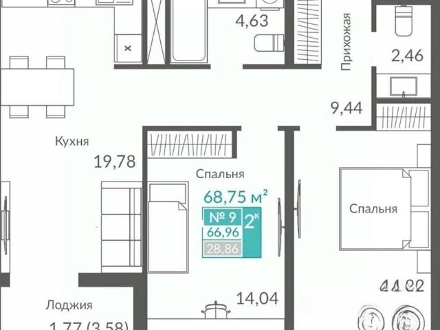 Квартира продажа в Ленинский округ, Севастополь