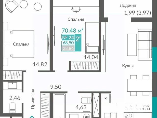 Квартира продажа в Ленинский округ, Севастополь