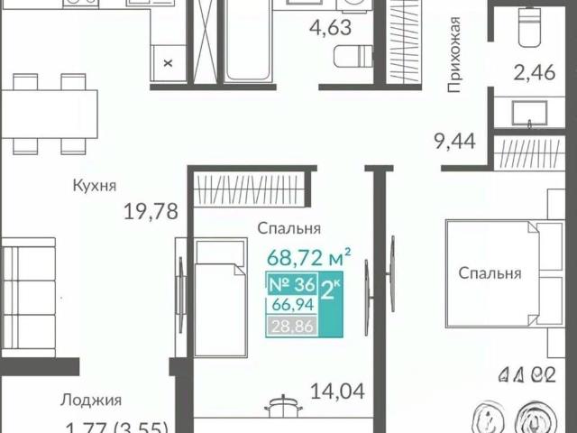 Квартира продажа в Ленинский округ, Севастополь