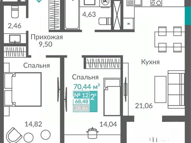 Квартира продажа в Ленинский округ, Севастополь