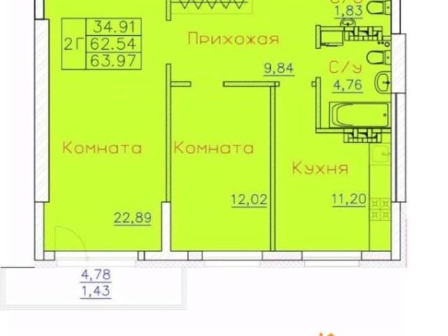 Квартира продажа в Северск