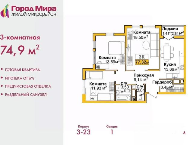 Квартира продажа в Симферополь