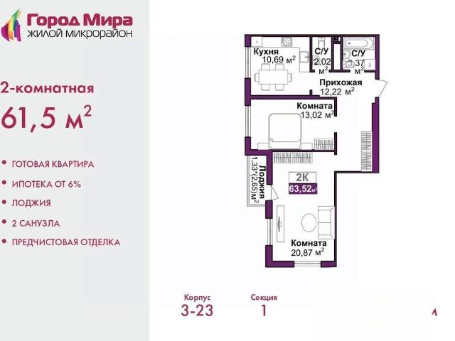 Квартира продажа в Симферополь