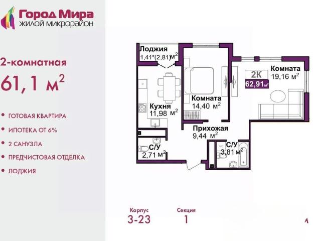 Квартира продажа в Симферополь