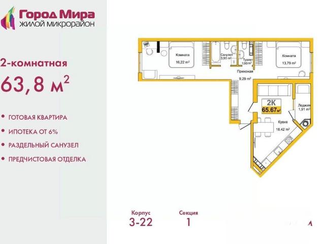 Квартира продажа в Симферополь