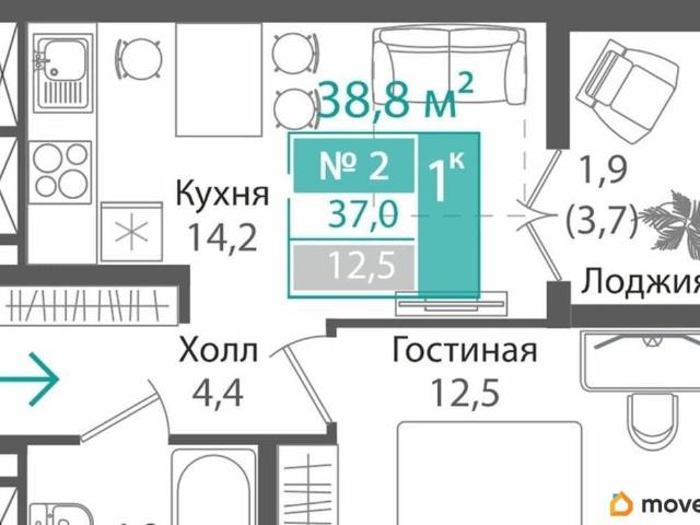 Квартира продажа в Киевский район, Симферополь