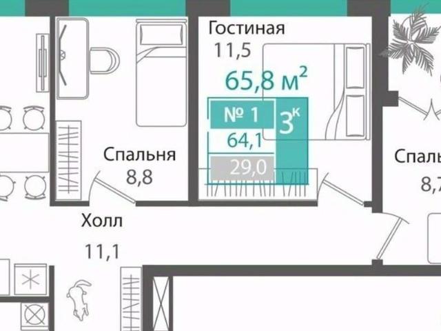 Квартира продажа в Симферополь