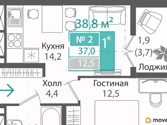 Квартира продажа в Киевский район, Симферополь