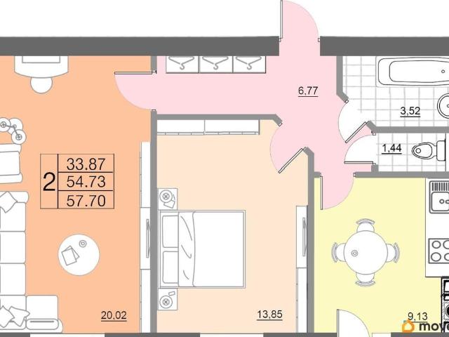 Квартира продажа в Промышленный район, Смоленская область