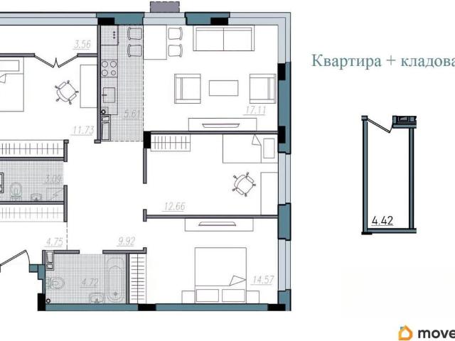 Квартира продажа в Промышленный район, Смоленская область