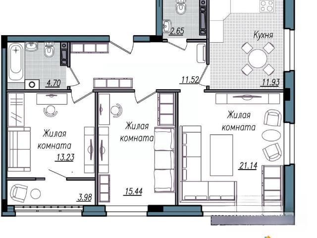 Квартира продажа в Промышленный район, Смоленская область