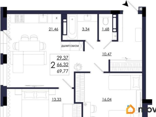 Квартира продажа в Заднепровский район, Смоленская область