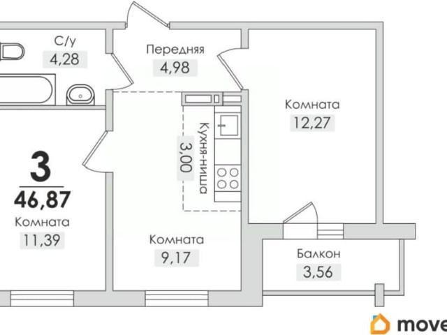 Квартира продажа в 10 микрорайон, Снежинск