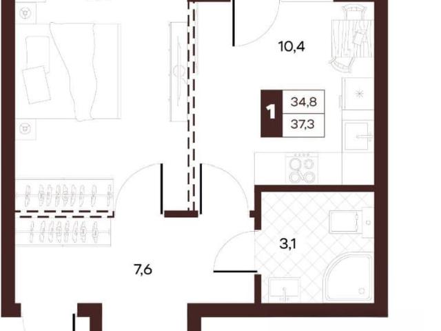 Квартира продажа в Веселое С, Краснодарский Край