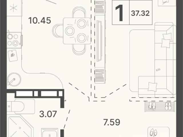 Квартира продажа в Веселое С, Краснодарский Край
