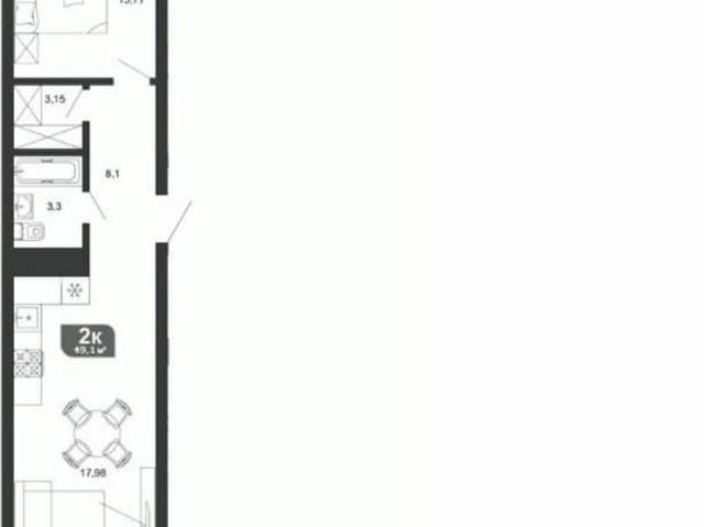 Квартира продажа в Веселое С, Краснодарский Край