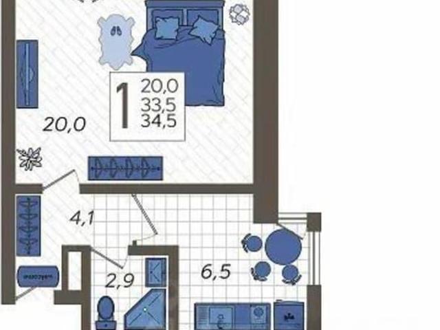 Квартира продажа в Веселое С, Краснодарский Край