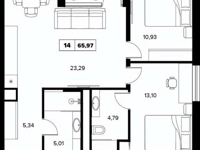 Квартира продажа в Веселое С, Краснодарский Край