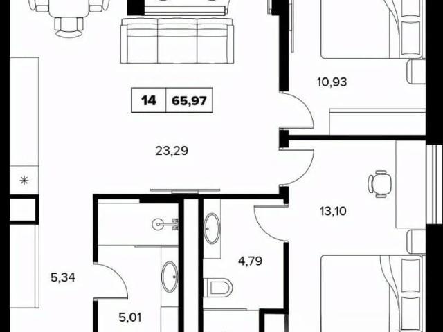 Квартира продажа в Веселое С, Краснодарский Край
