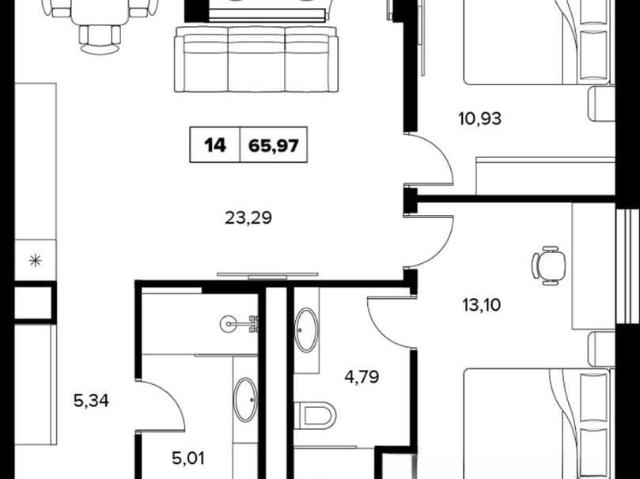 Квартира продажа в Веселое С, Краснодарский Край