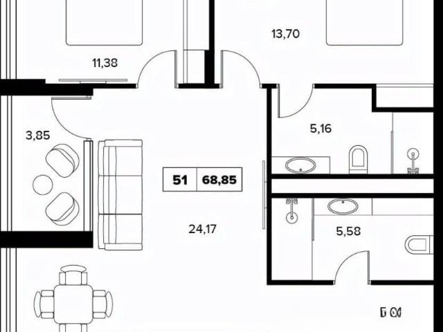 Квартира продажа в Веселое С, Краснодарский Край