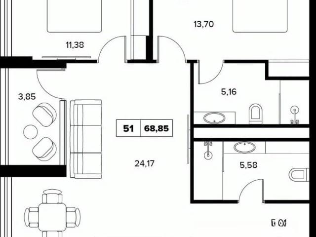 Квартира продажа в Веселое С, Краснодарский Край