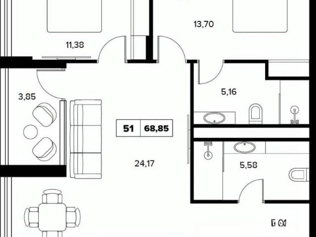 Квартира продажа в Веселое С, Краснодарский Край