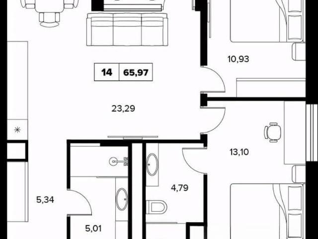 Квартира продажа в Веселое С, Краснодарский Край