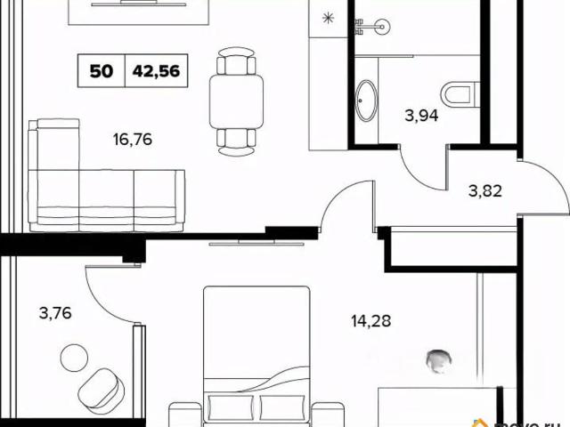 Квартира продажа в Веселое С, Краснодарский Край