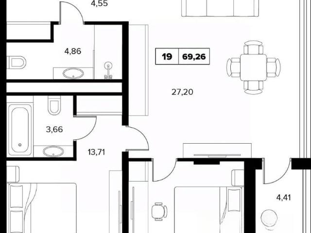 Квартира продажа в Веселое С, Краснодарский Край