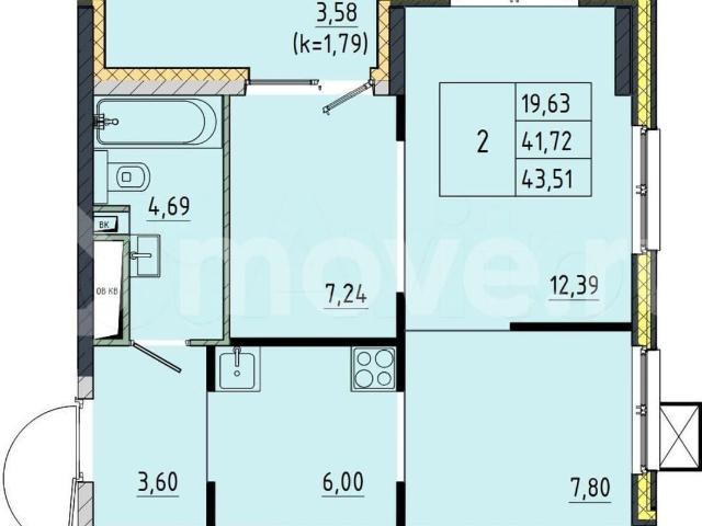 Квартира продажа в Поварово, Кабардино-Балкарская Республика