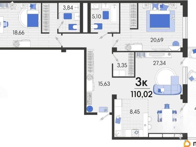 Квартира продажа в Бородинская Ст-ца, Краснодарский Край