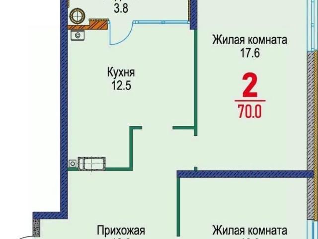 Квартира продажа в Октябрьский район, Ставрополь