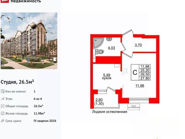 Квартира продажа в Светлогорск, Калининградская область