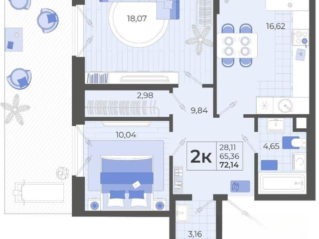 Квартира продажа в Тихорецк, Краснодарский Край