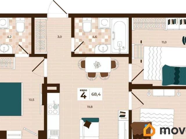 Квартира продажа в Тула, Тульская область