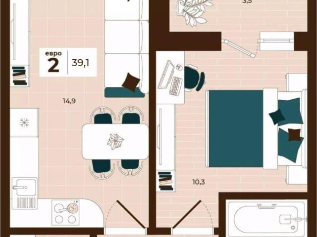 Квартира продажа в Тула, Тульская область