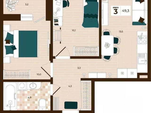 Квартира продажа в Тула, Тульская область