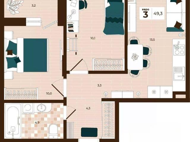 Квартира продажа в Тула, Тульская область