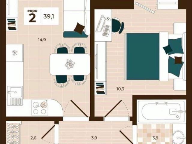 Квартира продажа в Тула, Тульская область