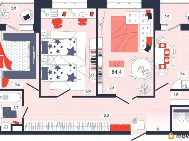 Квартира продажа в Тула, Тульская область