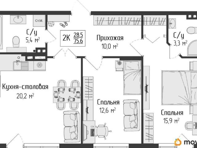 Квартира продажа в Тула, Тульская область