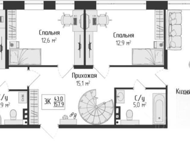 Квартира продажа в Советский территориальный округ, Тула