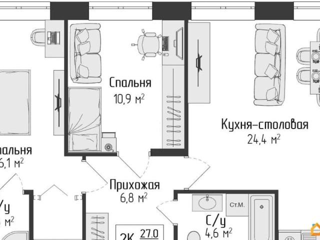 Квартира продажа в Советский территориальный округ, Тула