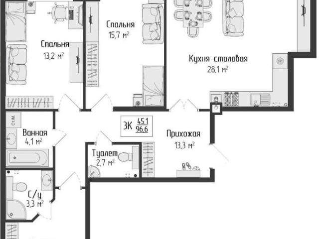 Квартира продажа в Советский территориальный округ, Тула