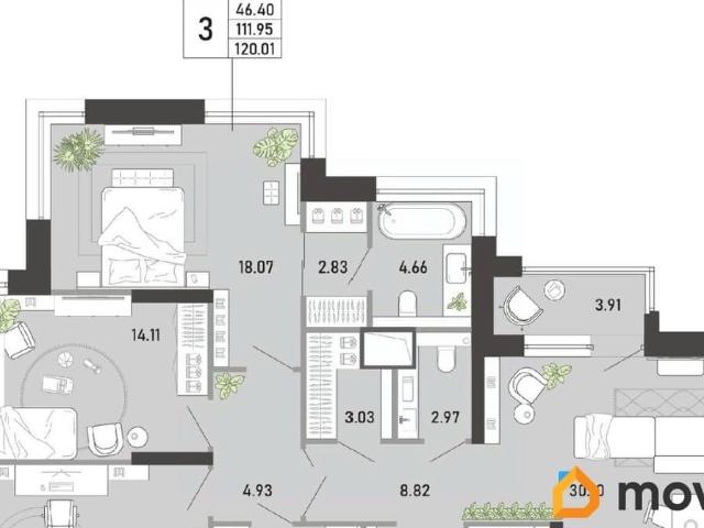 Квартира продажа в Тула, Тульская область